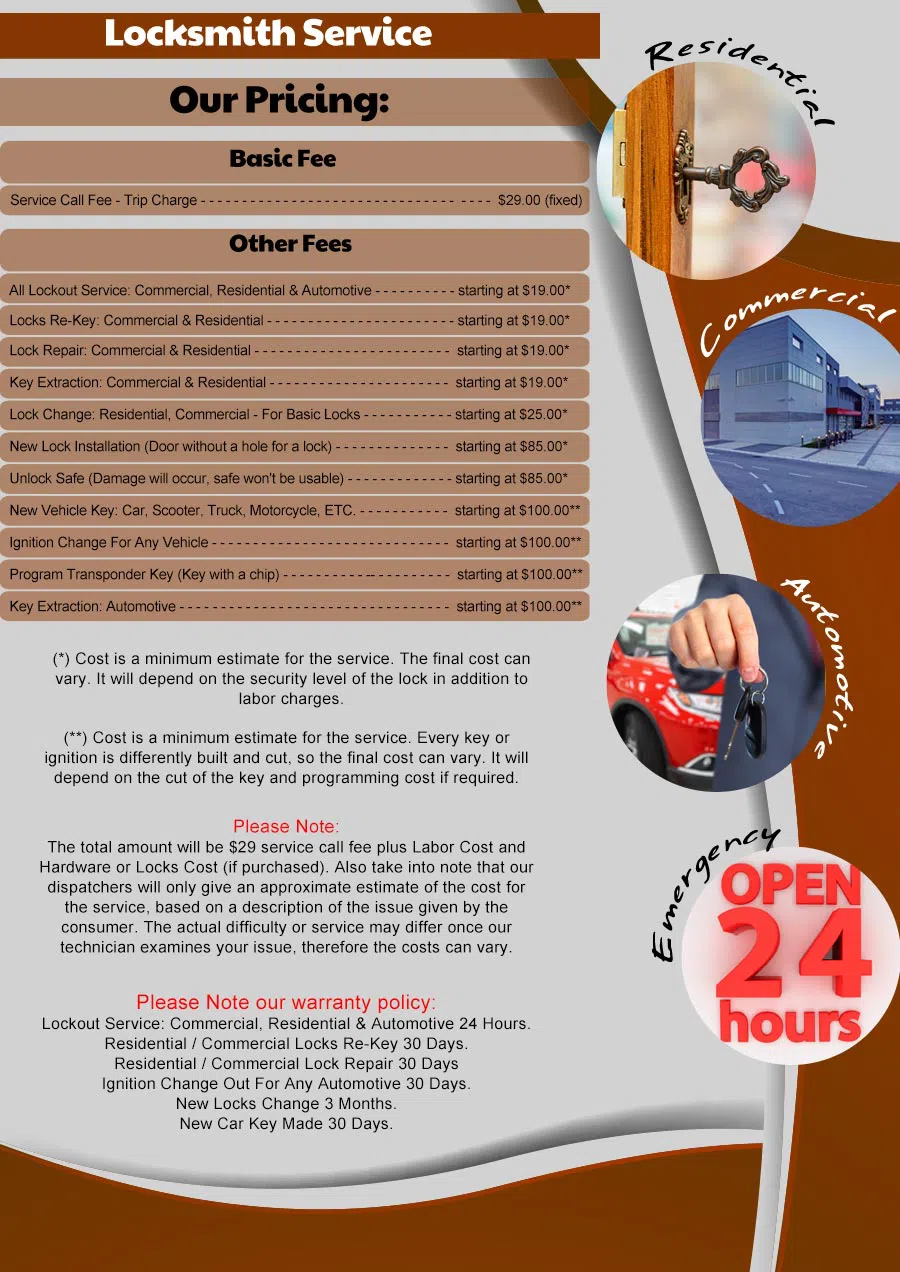 Locksmith Of Downey Downey, CA 562-340-4611